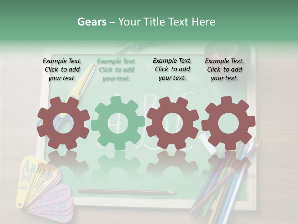 College Educate Board PowerPoint Template