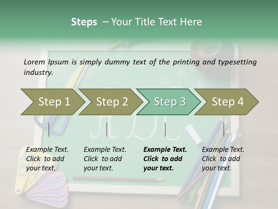 College Educate Board PowerPoint Template