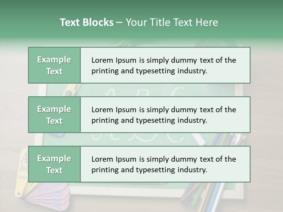 College Educate Board PowerPoint Template