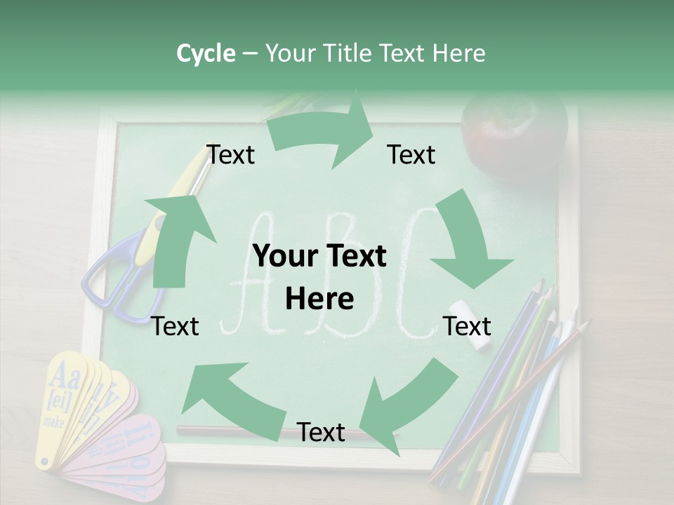College Educate Board PowerPoint Template