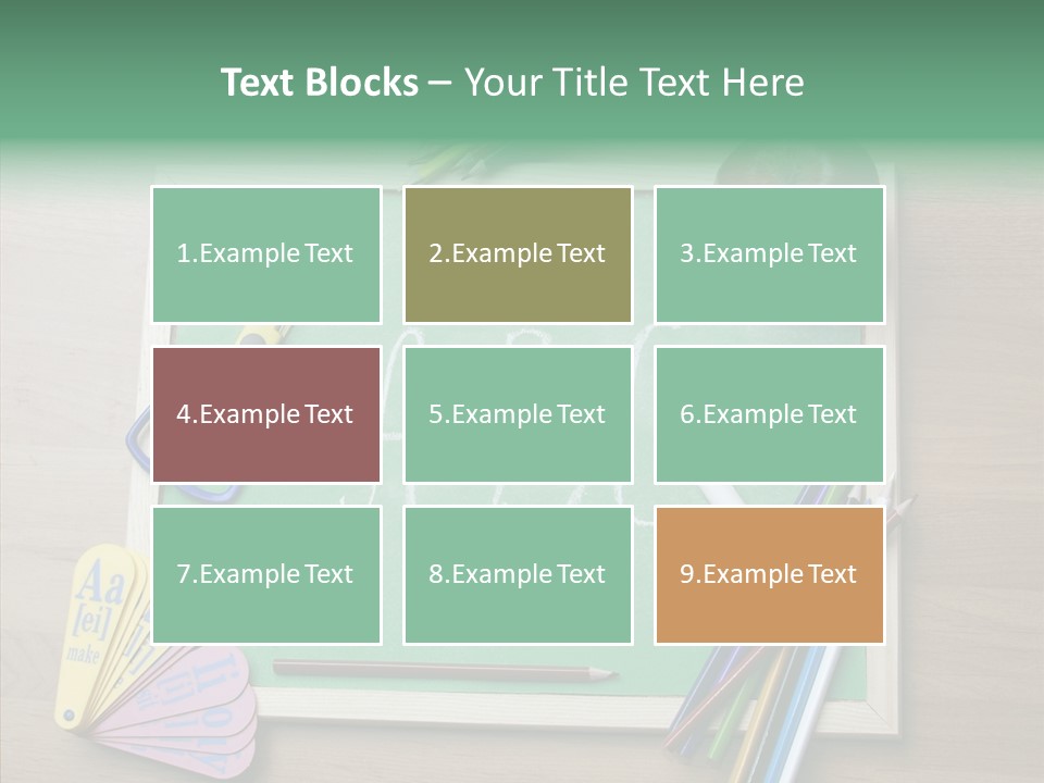 College Educate Board PowerPoint Template