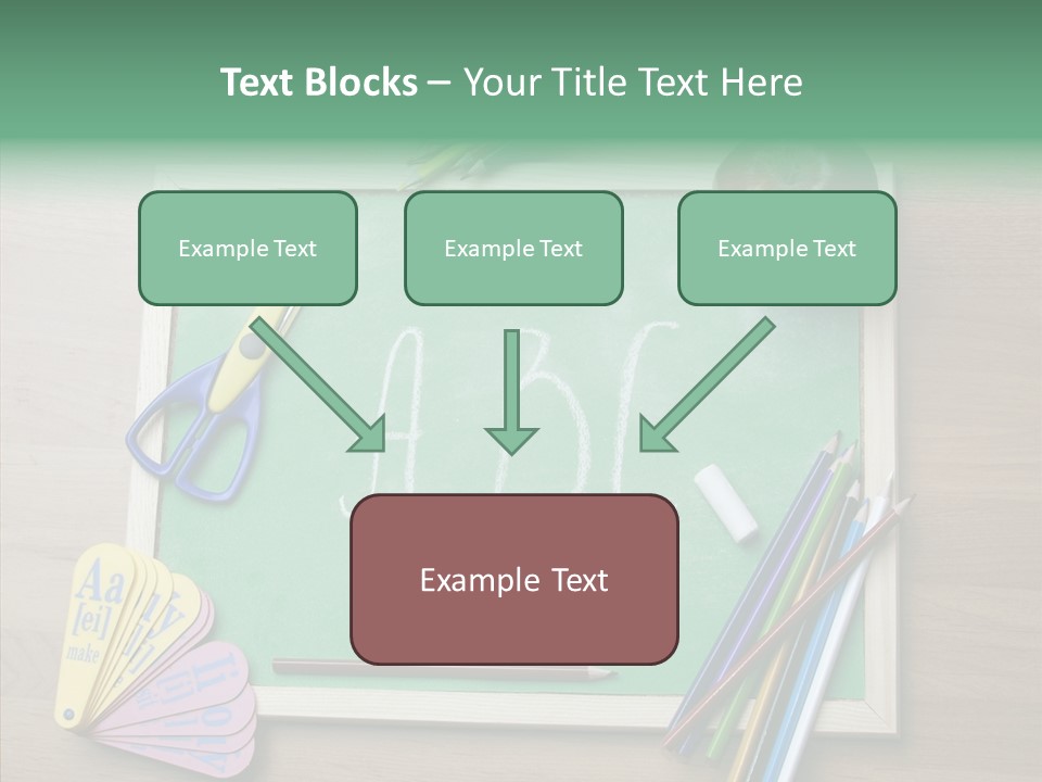 College Educate Board PowerPoint Template