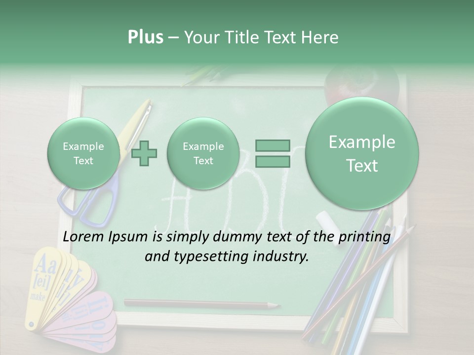 College Educate Board PowerPoint Template