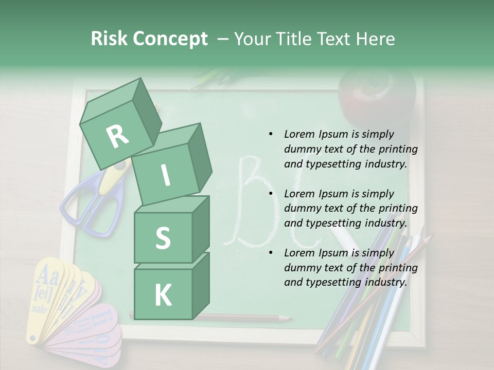 College Educate Board PowerPoint Template