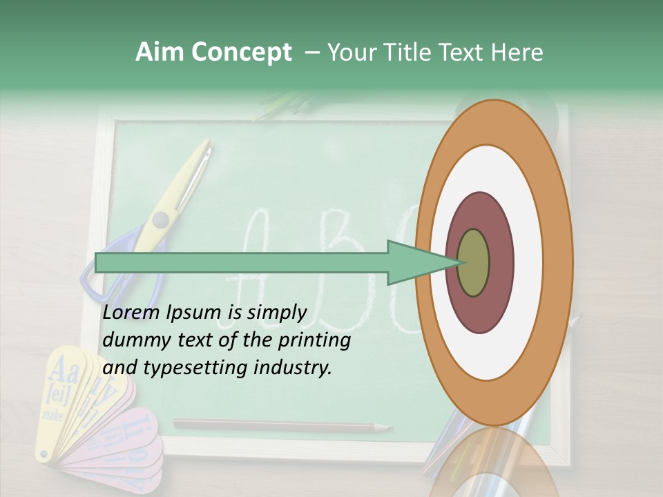 College Educate Board PowerPoint Template