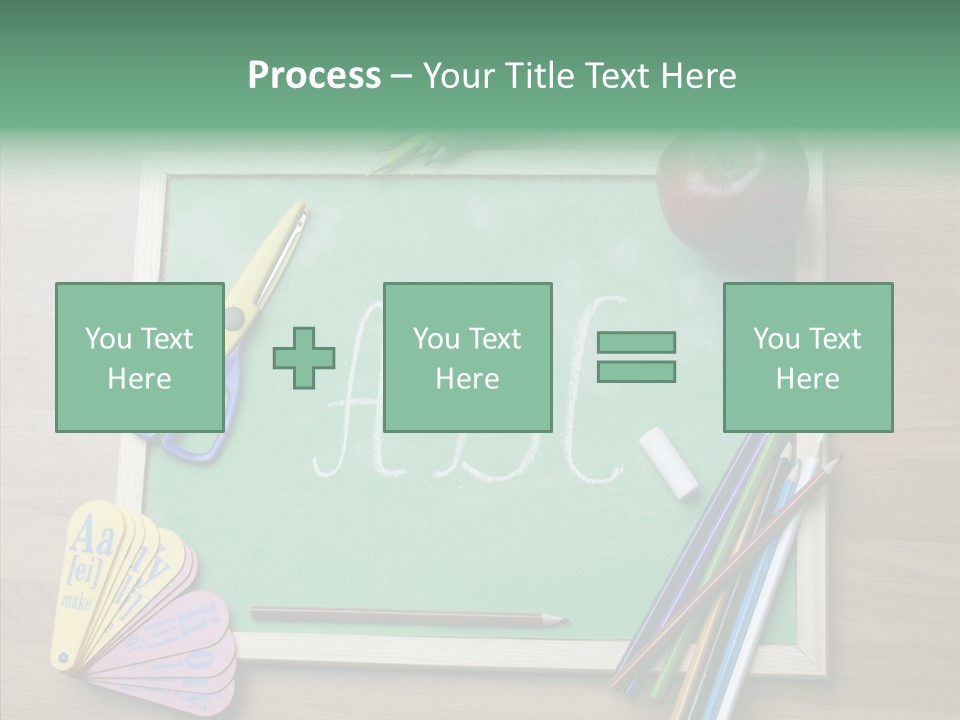 College Educate Board PowerPoint Template
