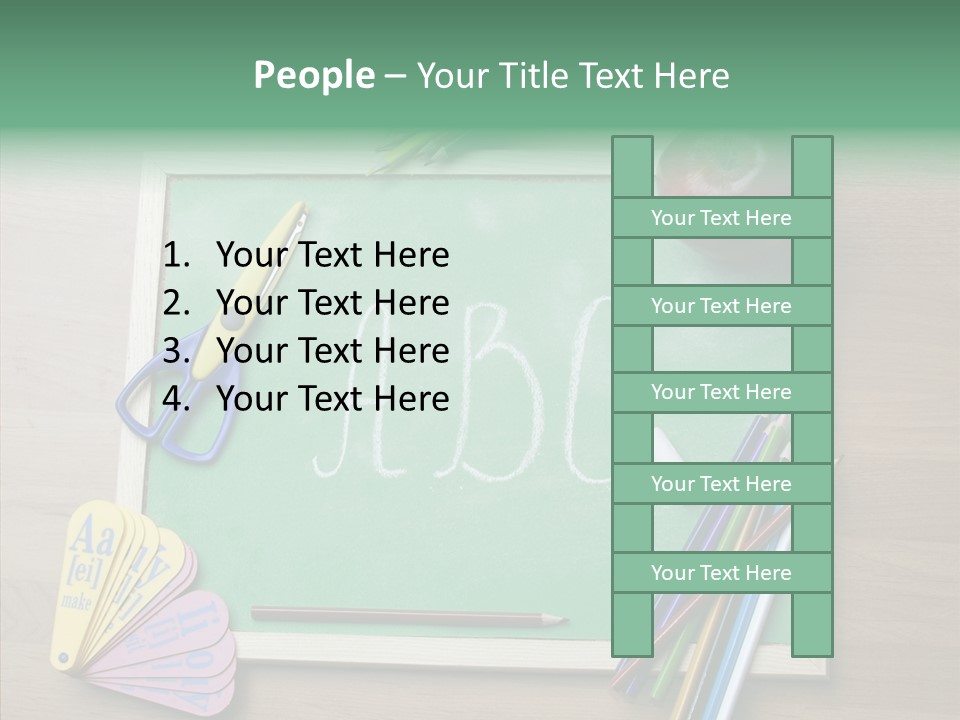 College Educate Board PowerPoint Template
