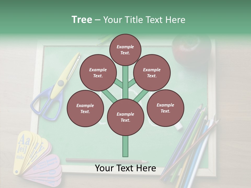College Educate Board PowerPoint Template
