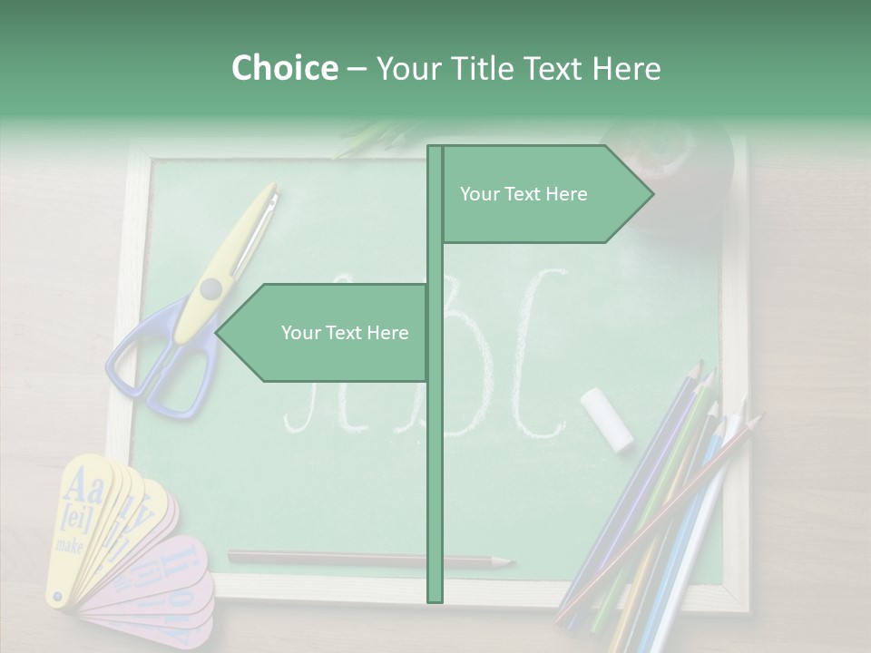 College Educate Board PowerPoint Template