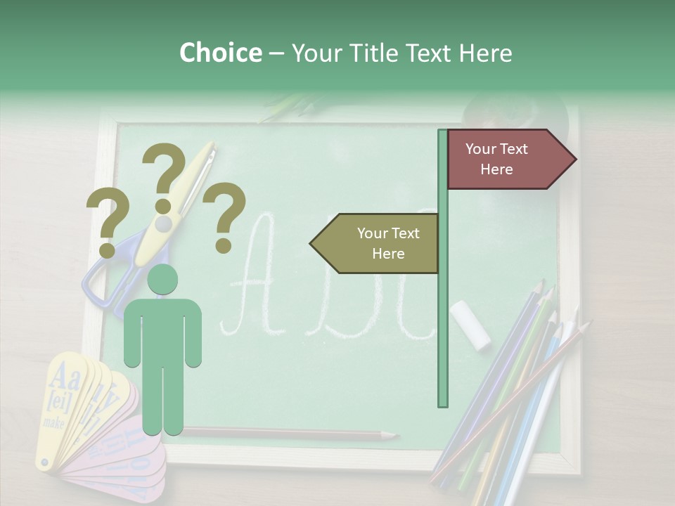 College Educate Board PowerPoint Template