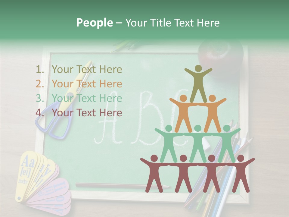 College Educate Board PowerPoint Template