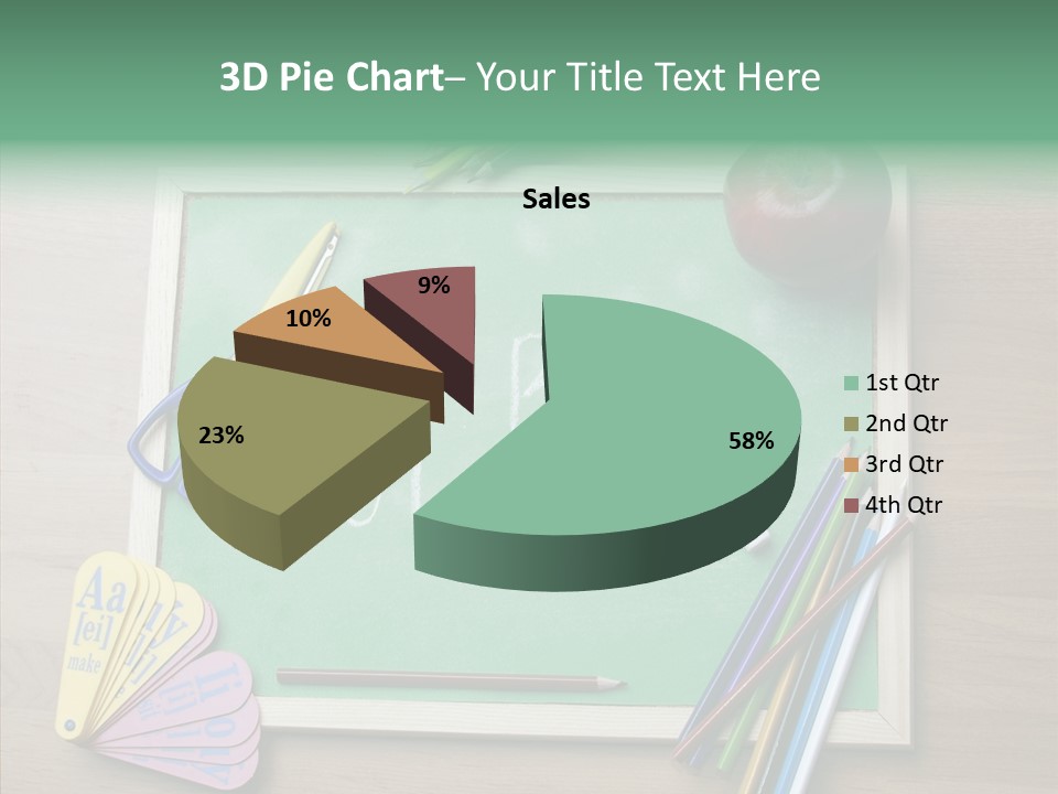 College Educate Board PowerPoint Template