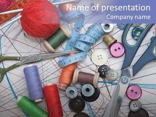 Bobbin Hobby Tailoring PowerPoint Template