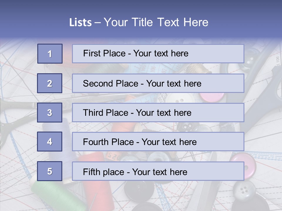 Bobbin Hobby Tailoring PowerPoint Template