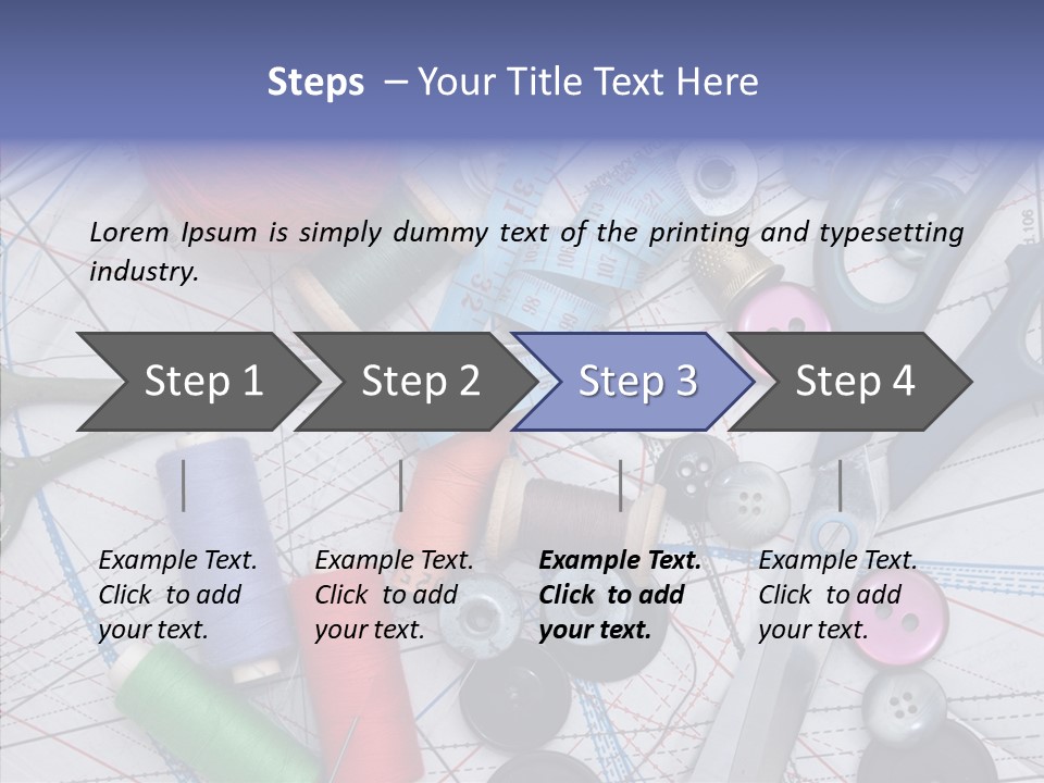 Bobbin Hobby Tailoring PowerPoint Template
