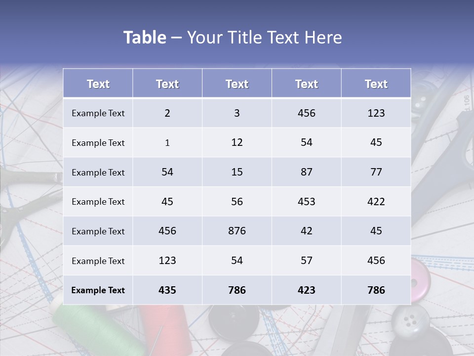 Bobbin Hobby Tailoring PowerPoint Template