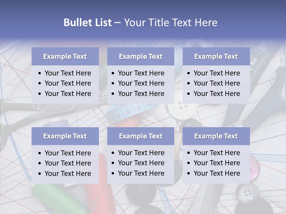 Bobbin Hobby Tailoring PowerPoint Template