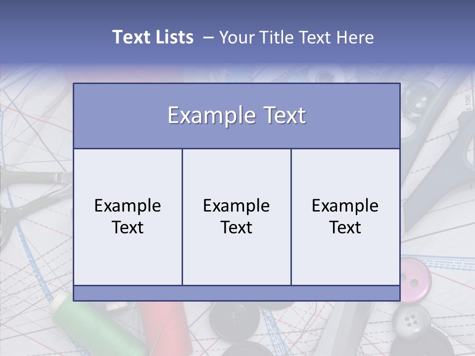 Bobbin Hobby Tailoring PowerPoint Template