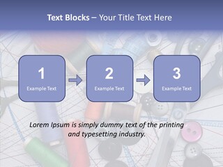 Bobbin Hobby Tailoring PowerPoint Template