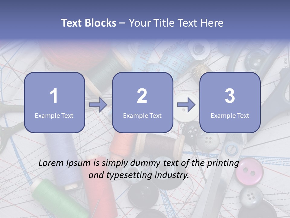 Bobbin Hobby Tailoring PowerPoint Template