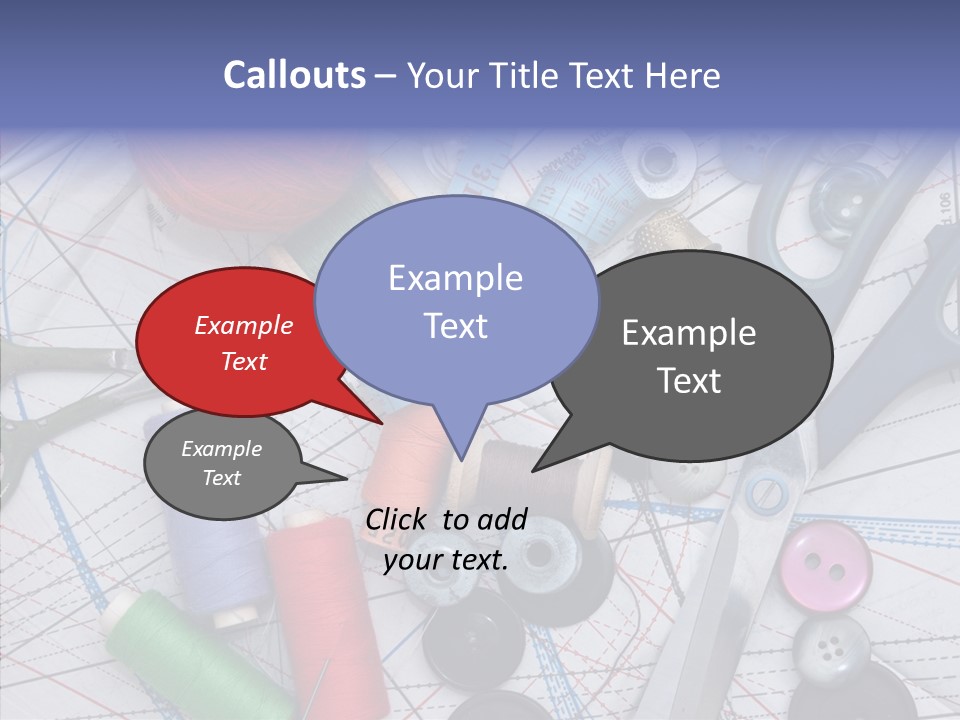 Bobbin Hobby Tailoring PowerPoint Template