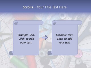 Bobbin Hobby Tailoring PowerPoint Template