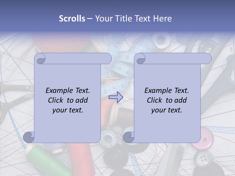Bobbin Hobby Tailoring PowerPoint Template