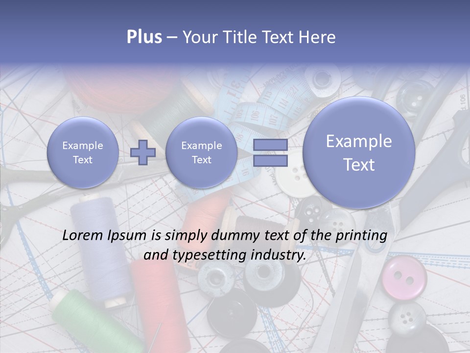 Bobbin Hobby Tailoring PowerPoint Template