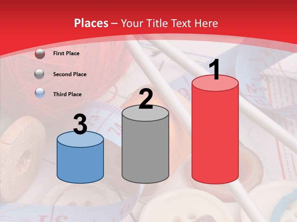 Embroidery Tailor Spool PowerPoint Template