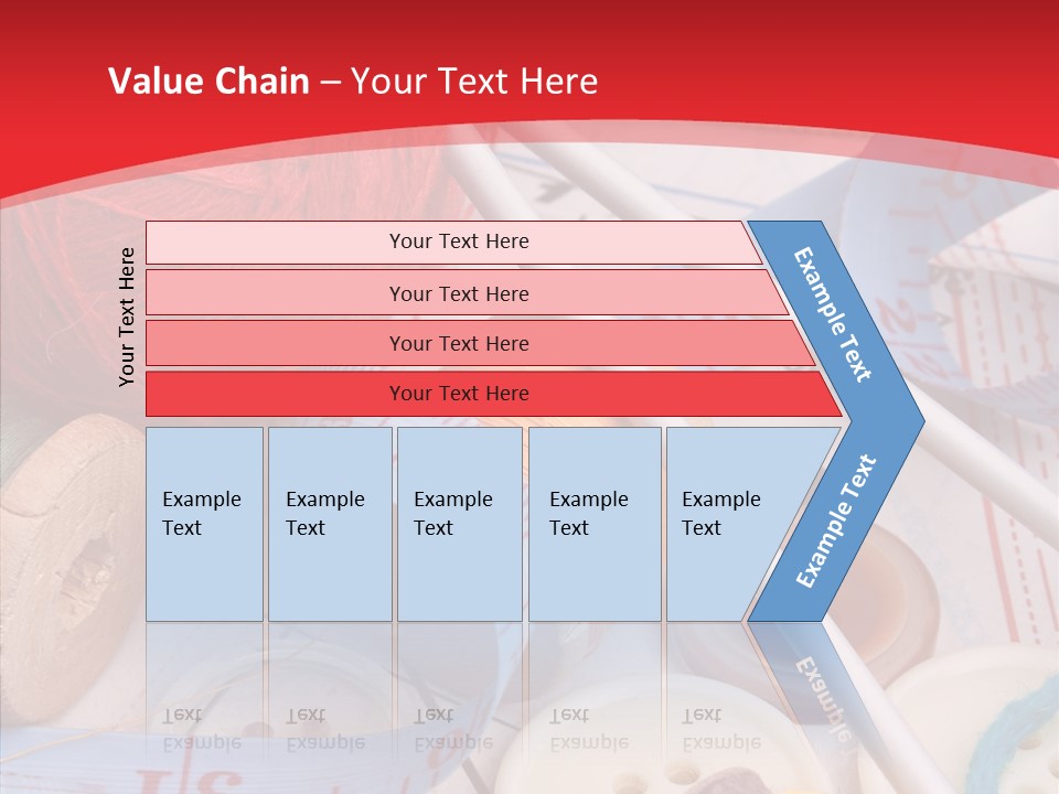 Embroidery Tailor Spool PowerPoint Template