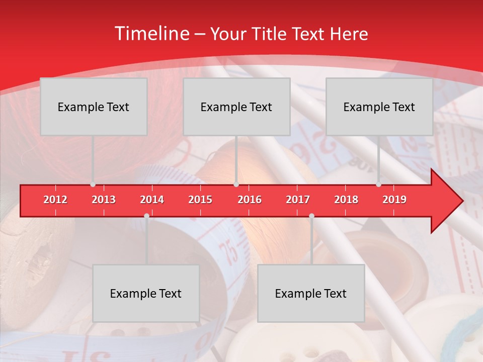 Embroidery Tailor Spool PowerPoint Template