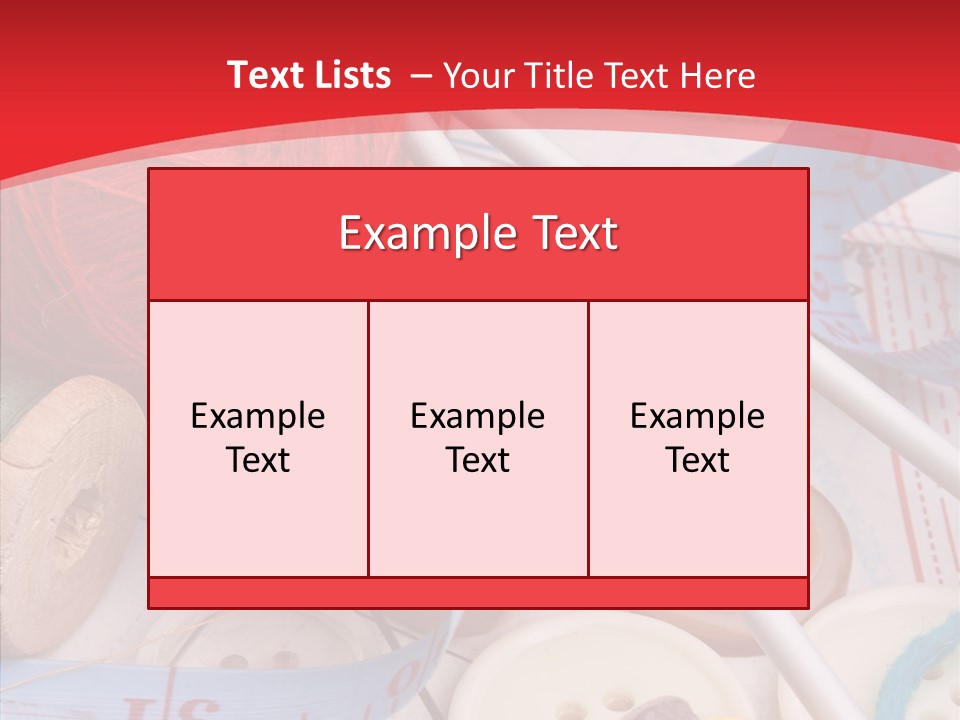 Embroidery Tailor Spool PowerPoint Template