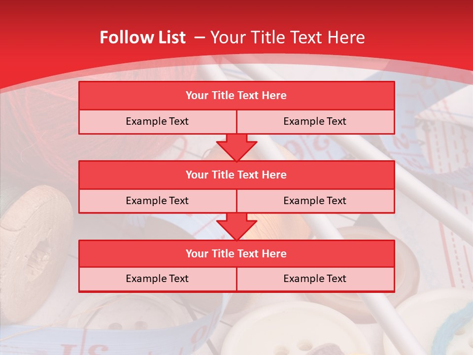 Embroidery Tailor Spool PowerPoint Template