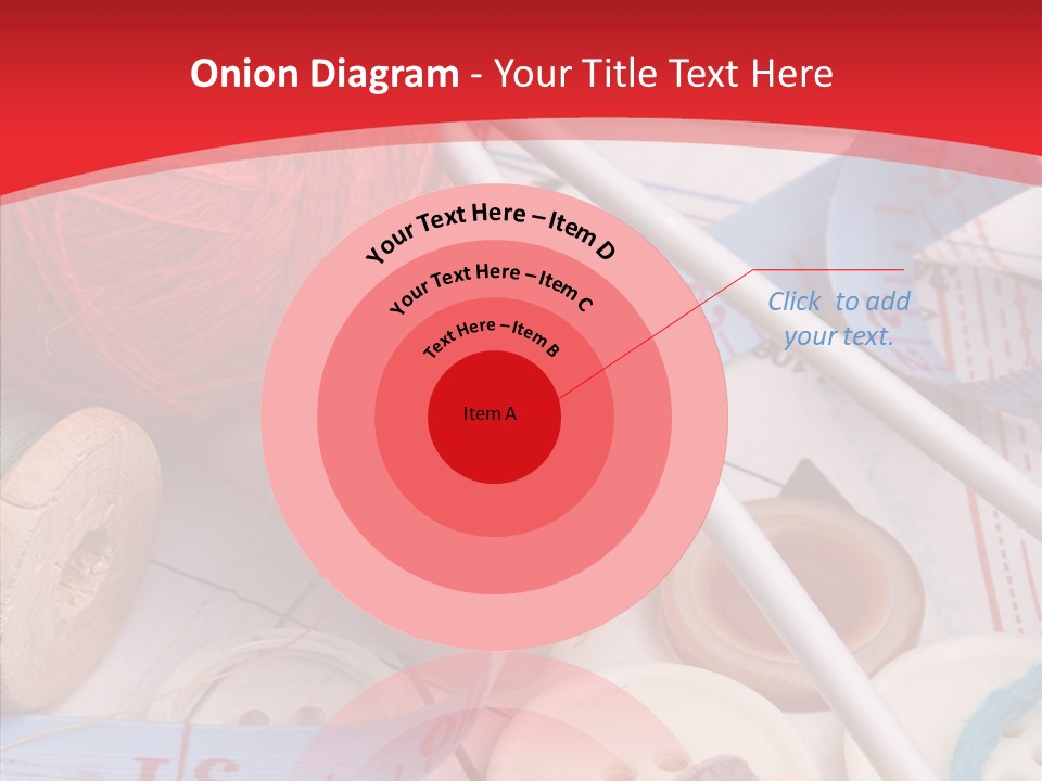 Embroidery Tailor Spool PowerPoint Template