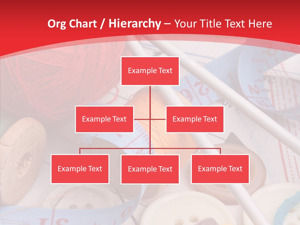 Embroidery Tailor Spool PowerPoint Template