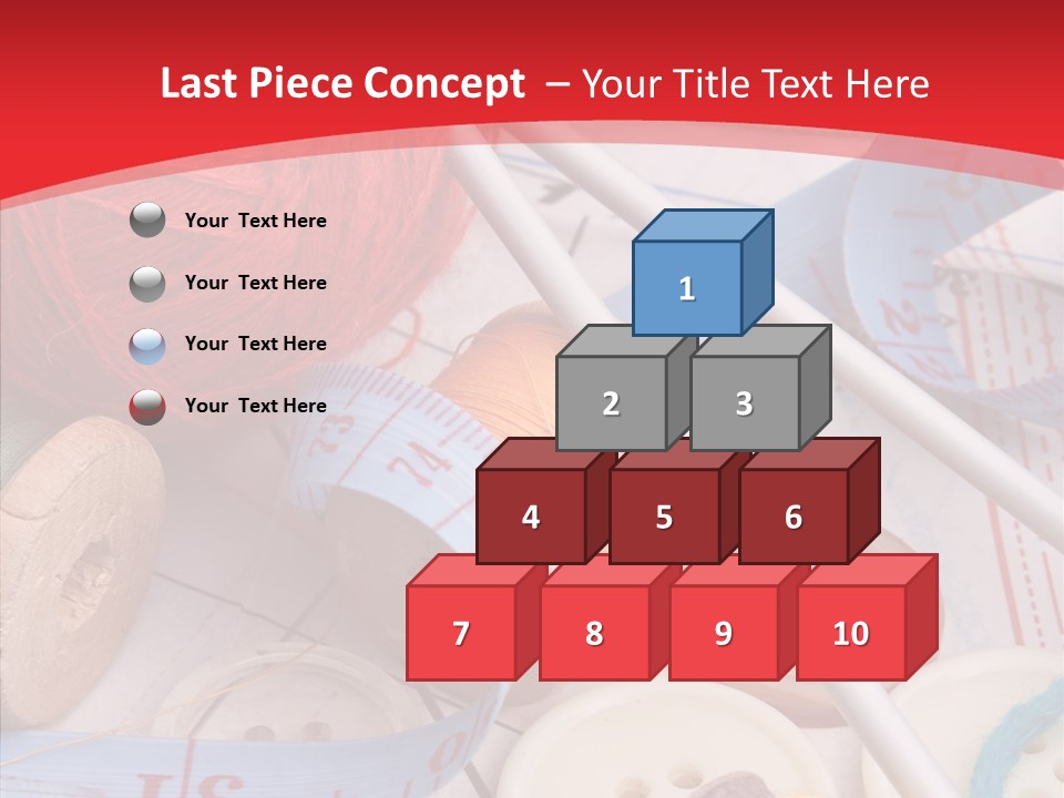 Embroidery Tailor Spool PowerPoint Template