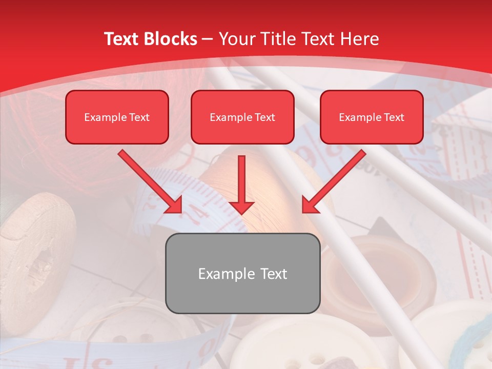 Embroidery Tailor Spool PowerPoint Template