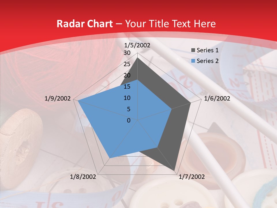 Embroidery Tailor Spool PowerPoint Template