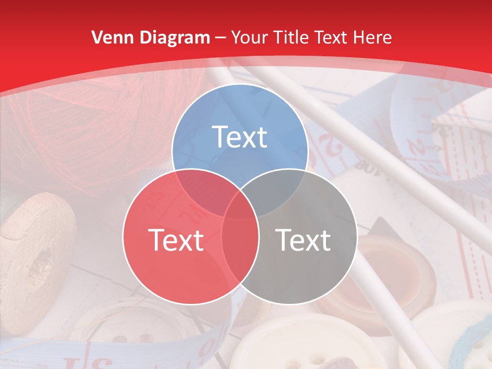 Embroidery Tailor Spool PowerPoint Template