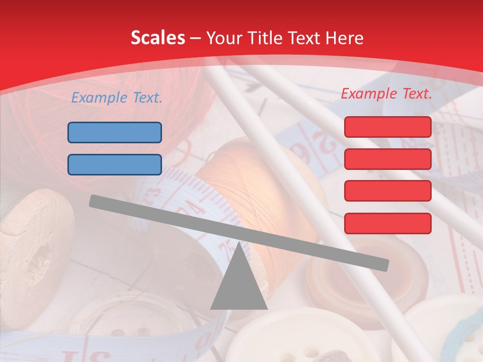 Embroidery Tailor Spool PowerPoint Template