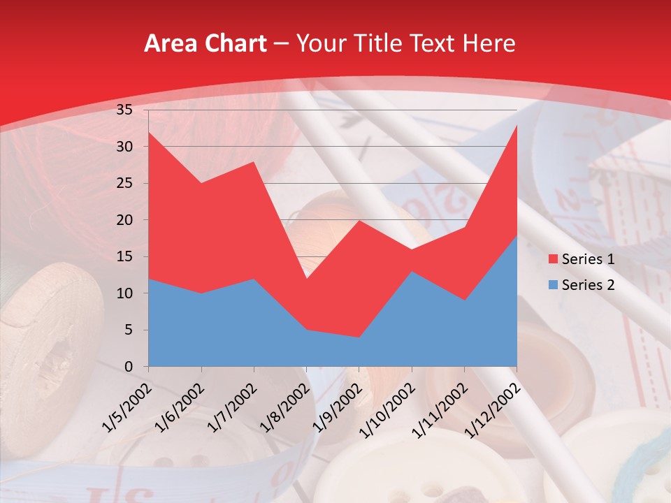 Embroidery Tailor Spool PowerPoint Template