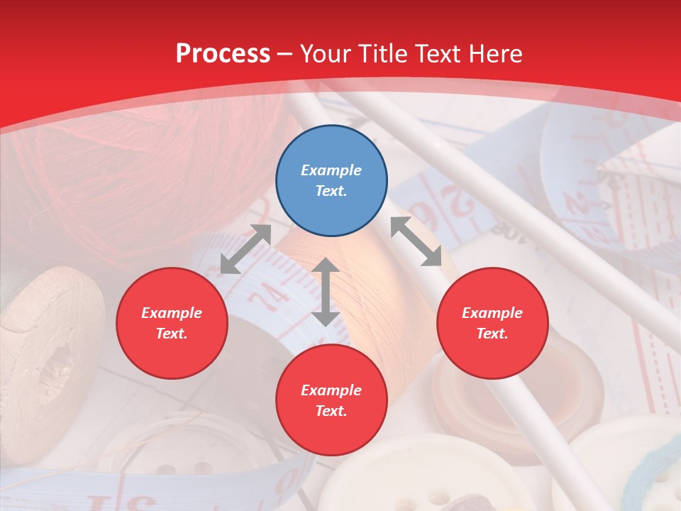 Embroidery Tailor Spool PowerPoint Template