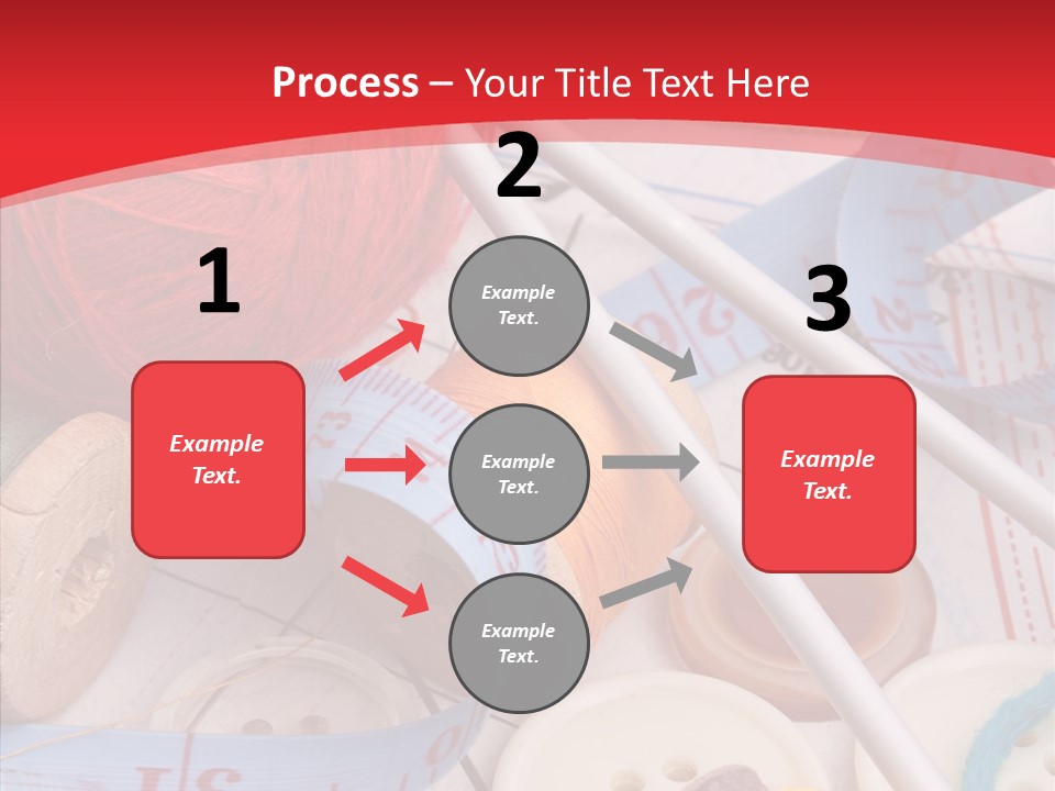 Embroidery Tailor Spool PowerPoint Template