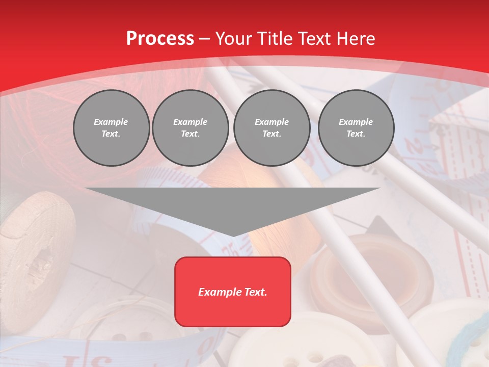 Embroidery Tailor Spool PowerPoint Template