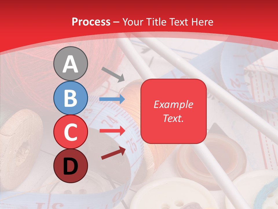 Embroidery Tailor Spool PowerPoint Template