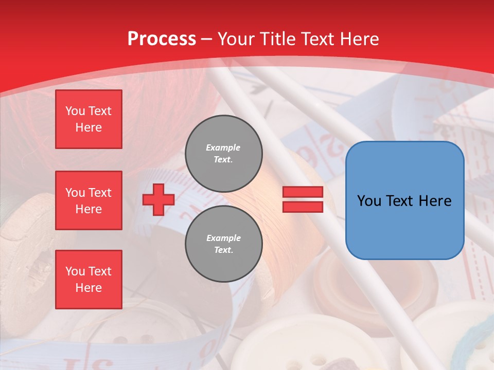 Embroidery Tailor Spool PowerPoint Template