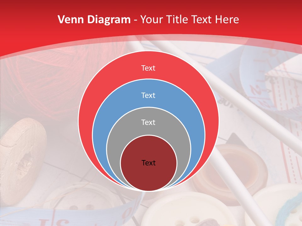 Embroidery Tailor Spool PowerPoint Template