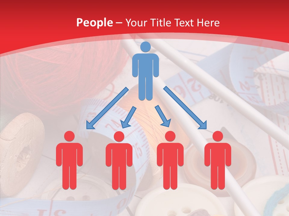 Embroidery Tailor Spool PowerPoint Template