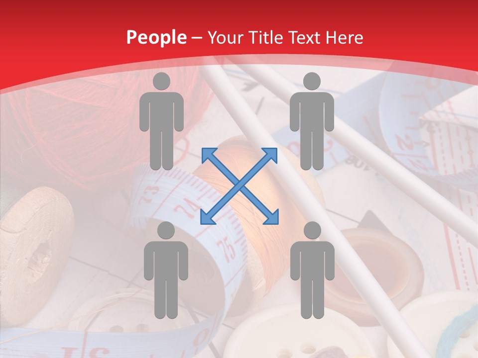 Embroidery Tailor Spool PowerPoint Template
