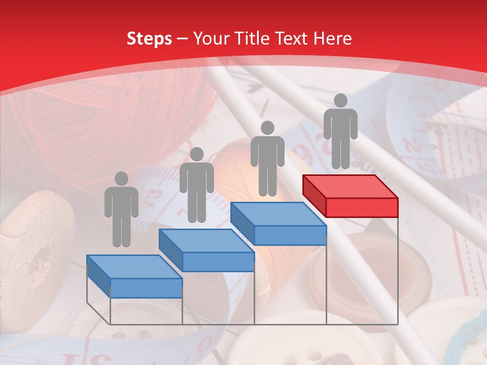 Embroidery Tailor Spool PowerPoint Template